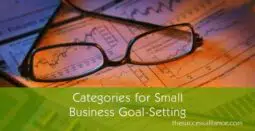 Small business goal setting categories
